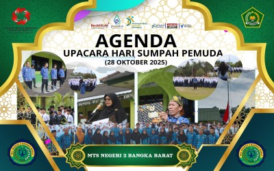 Peringatan Hari Sumpah Pemuda  di MTs Negeri 2 Bangka Barat